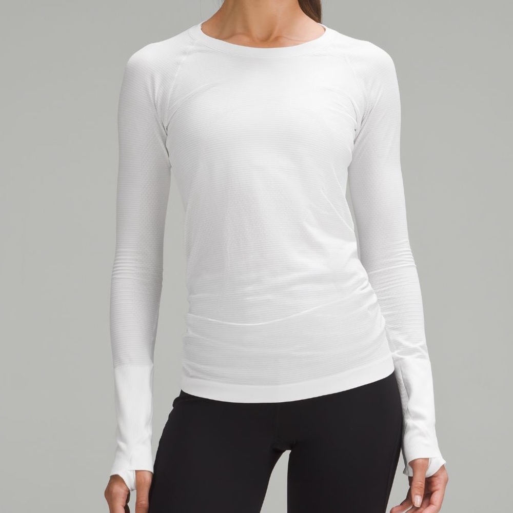 Lululemon Swiftly Tech Long Sleeve (White)